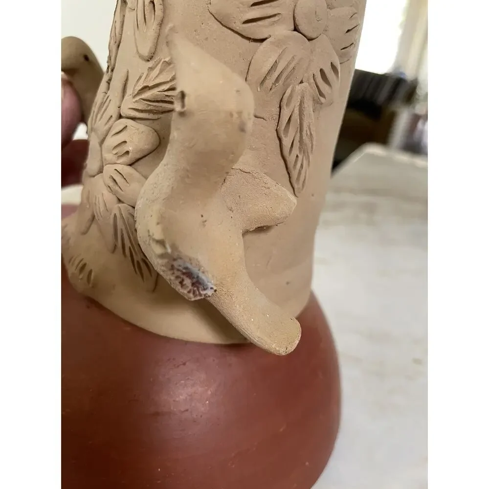 Theodora Blanco Style Oaxaca Clay Figurine Of Frida.